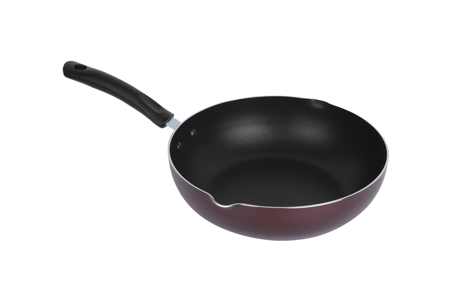 CLW2851 Wok-নো কাচের ঢাকনা 28 wok, ফ্লেমিং Wok, নন-স্টিক wok